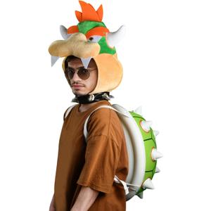BUUFAN King Koopa Costume Adult Turtle Costume Set - Perfect for Cosplay Parties and Halloween