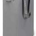efluky Slim Laundry Basket, Narrow Laundry Hamper with Handles, Collapsible Dirty Clothes Hamper, Tall Laundry Bin for Laundry Room, Dorm and Bedroom, 12.7 Gallons(48L) Grey