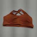 Tempt Me Women Two Piece Scoop Neck Bikini Crop Top Swimsuit Sporty High Waisted Bathing Suit (Large, Golden Brown)
