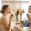 Electric Makeup Brush Cleaner, 6500RPM Automatic Makeup Brush Cleaner Machine, Portable Design with 1800mAh Rechargeable Battery for Makeup Brushes, Perfect Gift for Makeup Lovers