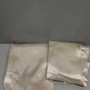 Bedsure Satin Pillowcases, Similar to Silk Pillow Cases Queen Size Set of 2, Cooling Pillow Case for Sleeping Women with Envelope Closure, Gifts for Women Men, Beige, 20x30 Inches, 2pcs