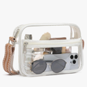 BOSTANTEN Clear Bag for Women Stadium Approved Clear Bags Small Crossbody Purse Trendy for Concerts Sports Events
