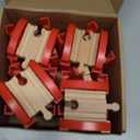 Wooden Train Bridges, Bridge Support, Wooden Train Track Accessories, Train Tracks Compatible with All Major Brands, Wood Toys for Girls & Boys