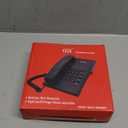 Y320 Corded Landline Phone with Redial & Hold, Adjustable Ringer Tone, Wall Mountable, Ideal for Home, Office, Hotel - Fixed Line Device