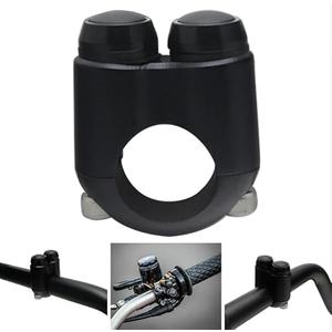 FVMOTO 2 Buttons CNC Hand Control Momentary Switch Micro Switch, for 7/8 Inch 22mm Bars Handlebar Bobber Cafe Racer Chopper Universal