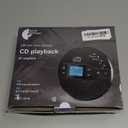 Sunoony Portable CD Player with Bluetooth, Discman CD Player for Car with FM Transmitter, Rechargeable CD Player Portable with Anti-Skip Protection, Headphones, AUX/USB Supported, LCD (Black)