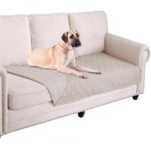 Ameritex Waterproof Dog Bed Cover Pet Blanket for Furniture Bed Couch Sofa Reversible, 30x70 Inch (Pack of 1), Khaki+khaki