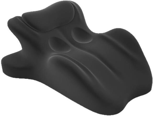 Ergonomic Memory Foam Wedge Pillow, Memory Foam Support Pillow, 27 Ergonomic Contoured Lounger Cushion for Back, Lumbar and Body Support, Multi-Functional Comfort Pillow (Black)