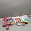 Jovow Baby Gym With Kick and Play Piano - Activity Mat for Tummy Time With 5 Infant Learning Sensory, Music and Lights for Newborn Boy or Girl (Pink)