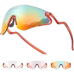 ROCKBROS Photochromic Cycling Glasses UV400 Sports Sunglasses for Men Women