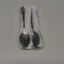 16-Piece 7.3 Inches Black Stainless Steel Dinner Spoons,Durable Soup Spoons,Black Table Spoon,Silverware Spoon