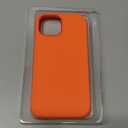 Mobnano for iPhone 15 Case Compatible with MagSafe  Frosted Matte Shockproof Case, Replaceable Anti-Collision Corners & Buttons (2 Colors), Slim Fit & Full Protection Phone Cover - Neon Orange