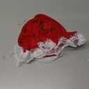 Zoooyawn Christmas Women Mrs. Claus Hat Santa Claus Bonnet Red Mob Cap for Adult Xmas Holiday Party Outfit Costume Props