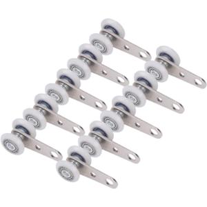 8 Trolley Assembly Rollers,Sliding Door Beam Trolleys for Strut Channel,Sliding Pulley Track Roller for Window