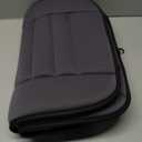 MYFAMIREA Car Seat Cushion and Back Support Pillow 1.2'' Thick Memory Foam Desk Chair Cushion Back Support for Automotive Seat Driver, Travel, Leg Back Pain Relief, Washable Adjustable, Dark Gray