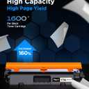 17A CF217A Toner Cartridge  High Yield Compatible with HP LaserJet Pro M102w, M102a, MFP M130a, M130nw, M130fn, M130fw, M102, M130 Series Printers  Replacement for CF217A Toner (2-Pack, Black)