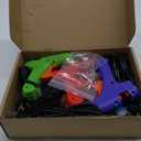 Zhengmy 6 Pieces Mini Hot Glue Gun Crafts Hot Melt Guns Fast Preheating and Easy Squeeze Trigger for School DIY Arts Class Projects Office Home Quick Repairs (Multicolored)