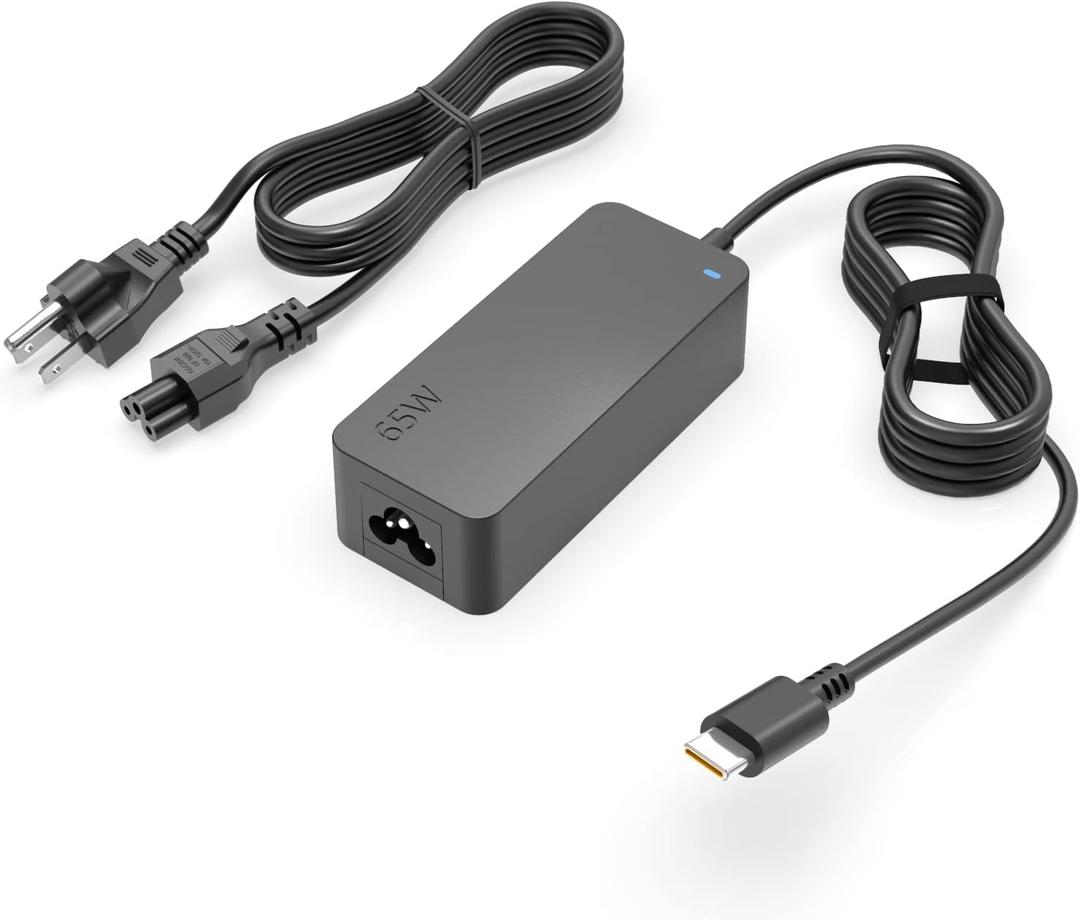 Dexpt Laptop Charger for Lenovo ThinkPad T14, T14s, T15, T16, E14, E15, E16, X13, L13, L14, L15, P14s, P15s, P16s, P52s, P53s, P51s Series - USB Type C Fast Charging AC Adapter