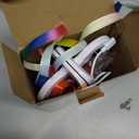 Interactive Cat Toys for Indoor Cats, Automatic Hanging Door Feather Toy Mouse & Ribbon Wand Teaser,USB-Rechargeable Self Play Chase Exercise Feather Toys for Bored Indoor Adult & Kitten Cats (White)