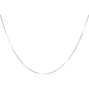 NAG.HC 925 Sterling Silver Chain 0.8MM Delicate Box Chain - Italian Necklace Chain - Tiny&Thin&Strong -Friendly Price & Quality 14"-30"