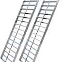 Galvanized Steel Drain Grate 20x5 for NDS 5 PRO Channel, 2 PC Outdoor Drain Cover, B Class Replacement Sewer Grate Durable Heavy Duty, Sliver Rectangle Drainage Grate for Driveway, Concrete