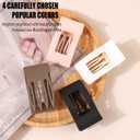 2 x Flat Hair Clips Claw for Women,Large Flat Claw Clips,Non-Slip Strong Hold French Hair Clips for Thick Thin Hair(Multi-colored)