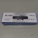 OGUPGX Computer Speakers for Desktop Pc, Monitor Speakers for Laptop, Pc Speakers with Loud Sound, Volume Control Easily Clamps to Monitors (USB-C to USB Adapter Included) (Black)