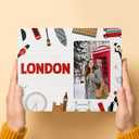 London Gifts for Couples, Honeymoon Picture Frame for Women, 4x6 Inch Photo