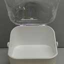 Makeup Organizers, Make Up Organizer for Vanity, Countertop Cosmetic Storage with Drawers and Transparent Cover for Bedroom Bathroom, White