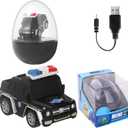 Dinosaur Egg Remote Control Car Toy, Mini 2.4 GHz Racing Cars Alloy Toy for Boys and Girls,Interactive Gifts Birthday Halloween Christmas,Black