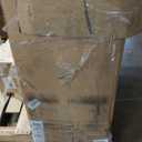 Black 7-Piece Wicker Outdoor Sectional Set with White Cushions