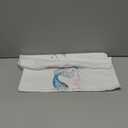 Mermaid Bathroom Decor Hand Towels Set of 2, Mermaid Gifts Blue Pink Tail Decorative Kids Hand Towels for Girls, Coastal Beach Kitchen Towels, 16x24 Inch