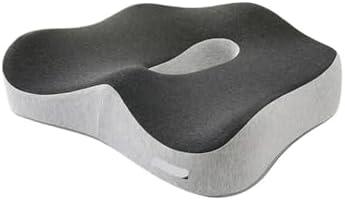 PTAWAA Memory Foam Seat Cushion Office Chair Cushion SupportPillow Buttocks(Black)