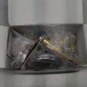 in-Use/Vacant Commercial Deadbolt, Heavy Duty Satin Chrome Grade 2 Privacy Indicator Deadbolt for Bathroom/Office, UL3 Hour Fire Rated, Left&Right Handed, 2 3/4" Backset