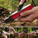 S SATC 4-in-1 Portable Knife Sharpener Stone Made of Diamond Pocket Knife Sharpener, Outdoor Tools for kitchen hunting throwing knife