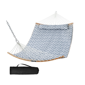 Tree Hammocks for Outside, Portable Hammocks, Gray Pattern Portable Hammocks with Carrying Bag (132"L x 55.1"W)