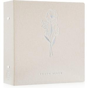 Lanpn Photo Album 4x6 600 Pockets Photos, Linen Cover Large Picture Albums Holds 600 Horizontal and Vertical Photos Beige