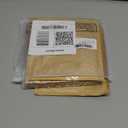 Outus 100 Pcs Cookie Packaging Bags with Seal, 5 x 6 Inch Bakery Pastry Bags with Window, Heat Sealable Grease Resistant Paper to Go Bake Sleeves for Gift Giving Donut Bread Sandwich (Brown)