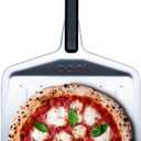 ooni 12 Perforated Pizza Peel  Aluminum Metal Pizza Peel 12 Inch, Pizza Spatula Paddle, Lightweight Pizza Turning Peel with Long Handle, Pizza Oven Accessories, Pizza Tools, Rectangle Pizza Turner