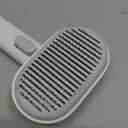 aumuca Cat Brush for Shedding, Cat Brushes for Indoor Cats, Cat Brush for Long or Short Haired Cats, Cat Hair Brush Cat Grooming Deshedding Brush for Dog Kitten Rabbit Massage Removes Loose Fur, White