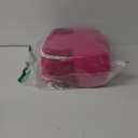 Yerliker 1 Pcs Foldable Hot Tub Booster Seat for Adults Adjustable 2 Heights up to 6.3", Weighted Booster Seat 3D Air Mesh Hot Tub Accessories Quick Dry Micro Dot Non Slip for Spa Bathtub Pool (Pink)