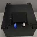 Universal 5 Gallon 20L Fuel Cell Tank Polished Aluminum Black with Cap/Level Sender/12FT Oil Feed Line
