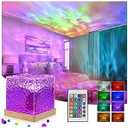 Meinice Northern Lights Ocean Wave Projector Light, 16 Colors Galaxy Projector Light Aurora Projector, Underwater Lamp Wave Night Light with Remote Control for Office Bar Restaurant
