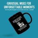 Silence is Golden Unless You Have A Schnauzer Dog Mom Dad Pet Lover Animal Lover Coffee Ceramic Mug (Black, 11 oz)