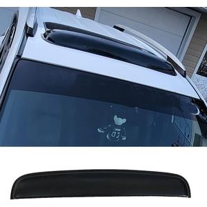 38inch 980mm Universal Sun Roof Wind Deflector, 1pcs Dark Smoke Auto Moon Sunroof Window Visor with Double Side Tape RN98