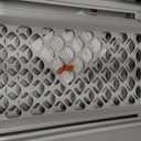 MYPET Universal Pet Gate: 26 - 42 Wide Dog Gate for Doorways with Pressure Fit or Swinging Door Hardware Mounting Types Included: 26" Tall; Gray