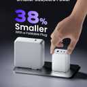 wegear 100W USB C Wall Charger, 3-Port PPS PD 3.0 Compact Foldable Wall Charger Block, Fast Power Adapter for MacBook Pro/Air, Dell XPS, iPad Pro, iPhone 17/16/15, Galaxy S25/S24, (White)