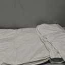 ZPECC Toddler Goose Down Comforter, 41x48 Hypoallergenic Baby Duvet Insert, Soft Lightweight All Season Quilt Blanket for Crib Daycare Stroller White