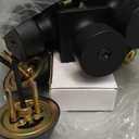 Goldenwarm Matte Black Exterior Door Knob with Lock and Key, Keyed-Different Deadbolt Lock and Door Knob Set 3 Pack Set, Deadbolt Exterior Key-Unique, Matte Black