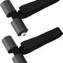 QWORK Bike Rack Straps, Custom Fit Trunk-Mount Rack Strap Replacement for Glass Hatchbacks & Spoilers, Secure Hold Inside Trunk, Helps Reduce Movement, 2 Pack